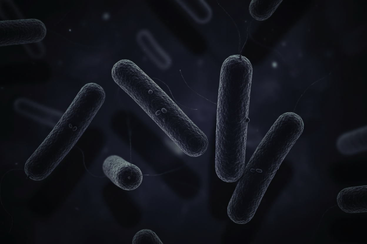 BACILLUS SUBTILIS PHOTO REALISTIC AND DARK COLOR UNDERTONES